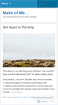 Mobile Screenshot of makeofme.com